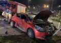Karambol w Krakowie! Trzy auta zderzyły się na ul. Fieldorfa-Nila – jedna osoba ranna