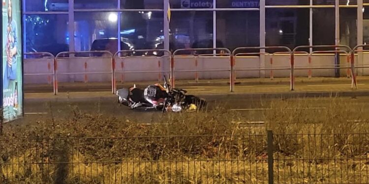 Dramatyczny wypadek z udziałem motocyklistów w Krakowie
