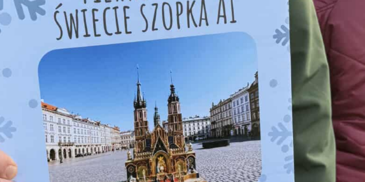 Szopka, jakiej jeszcze nie było. Na krakowskim Rynku zadebiutowało dzieło stworzone przez sztuczną inteligencję