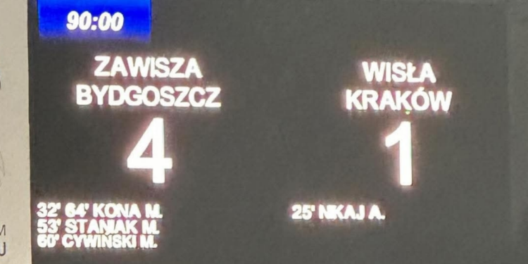 Sensacyjny nokaut faworyta! Trzecioligowy Zawisza rozbił Wisłę i wszedł do 1/4 finału Pucharu Polski
