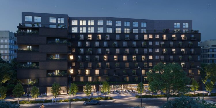 W miejscu starego biurowca w Krakowie powstanie 9-piętrowy kompleks z setkami lokali